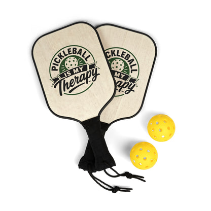 Pickleball Paddle Set — "Pickleball Is My Therapy" Kit