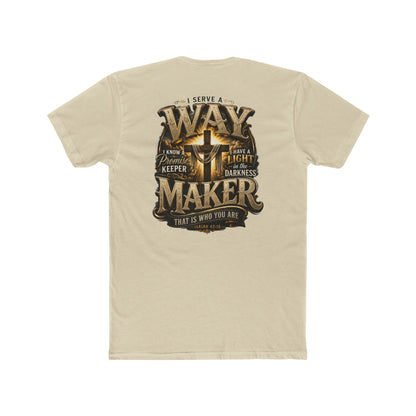 Waymaker T-Shirt — Christian Faith Graphic Tee with Cross and Inspirational Verse