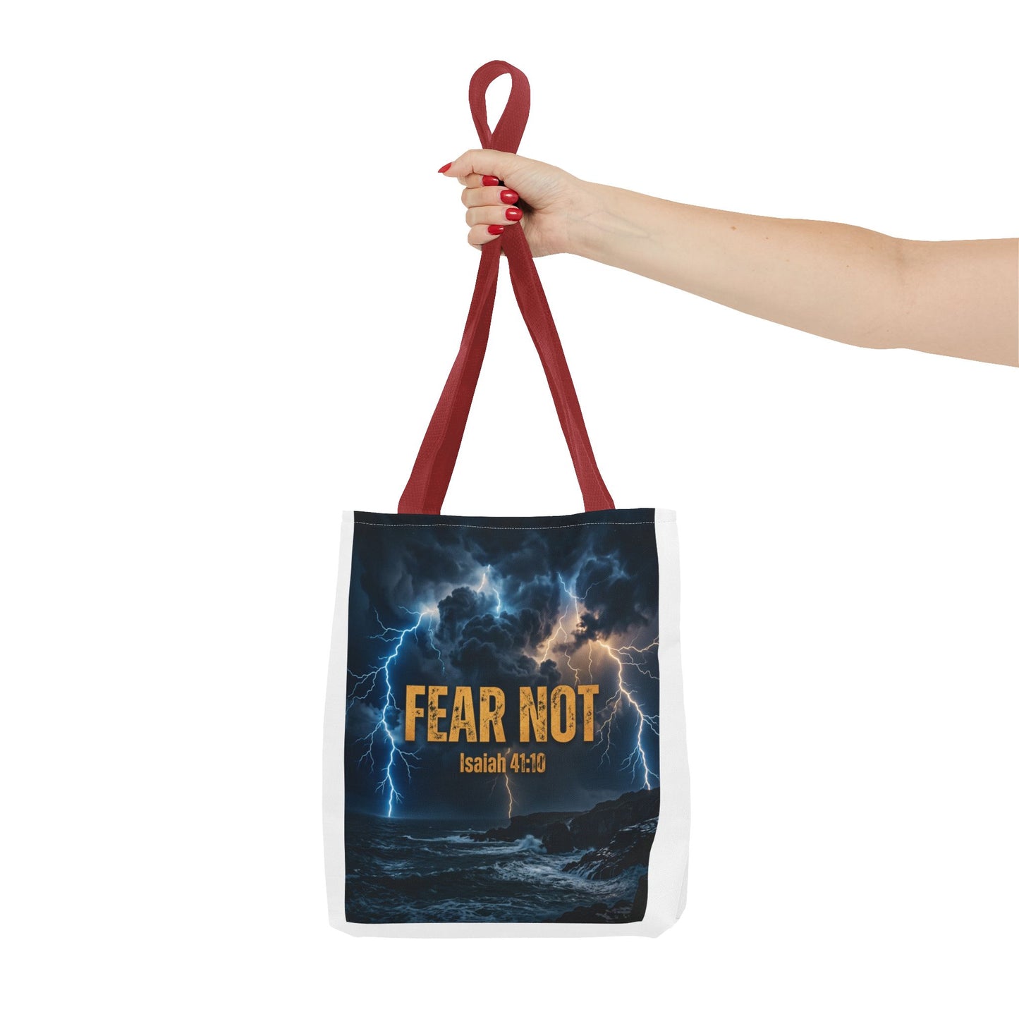 "Fear Not" - Isaiah 41:10 Tote Bag