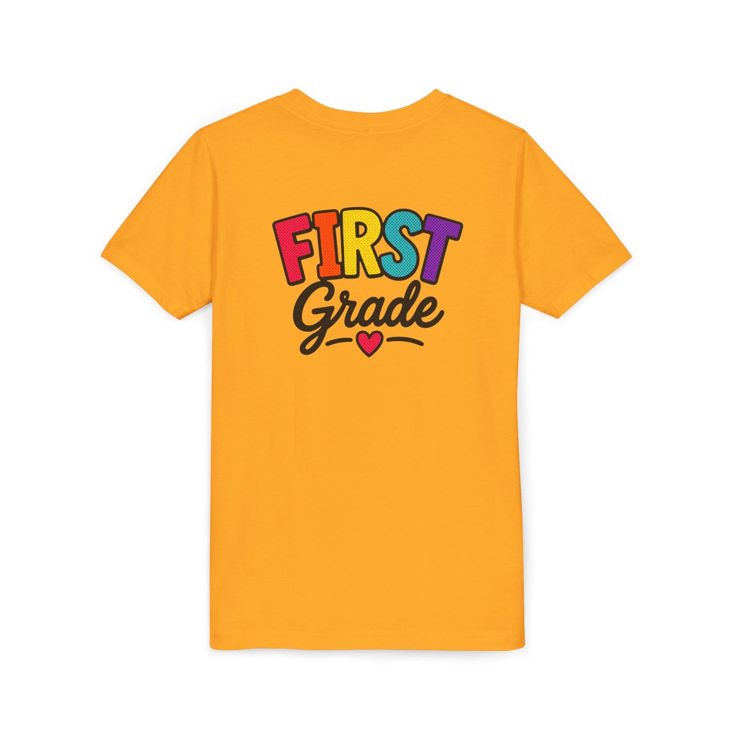 First Grade Youth T‑Shirt — Colorful Back-to-School Tee