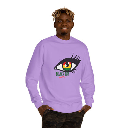 Black Life Matters Eye Graphic Sweatshirt
