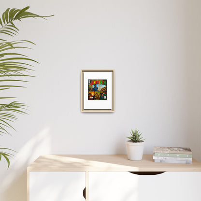 Juneteenth Comic Art Canvas - Framed Matte Wall Decor