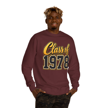 Class of 1978 Sweatshirt – Retro Reunion Crewneck