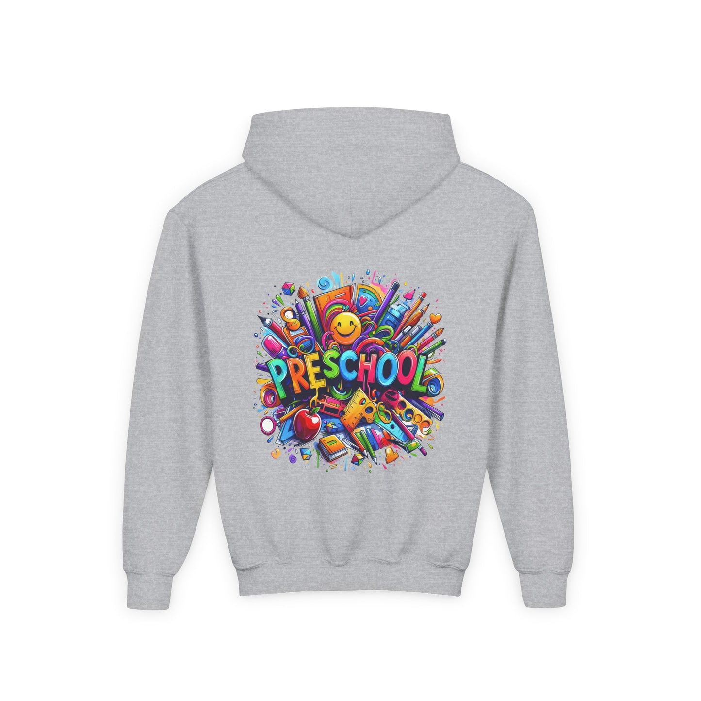 Preschool Kids Hoodie — Colorful Back-to-School Preschool Design