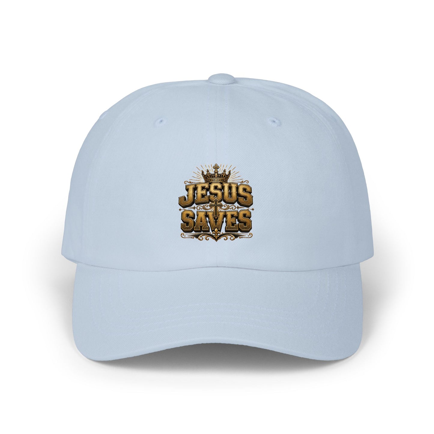 Jesus Saves Dad Cap - Embroidered Christian Baseball Hat