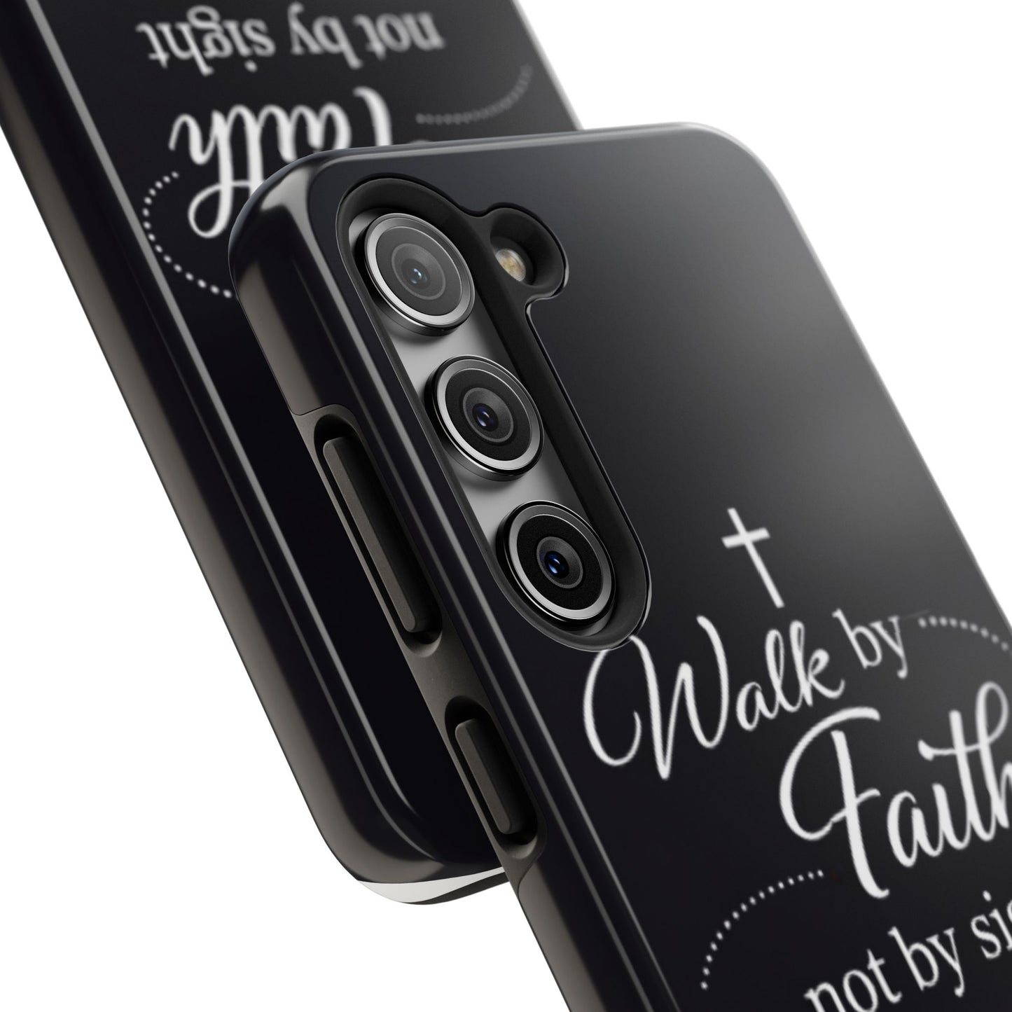 Walk by Faith Tough Phone Case – Christian Inspirational Scripture Design