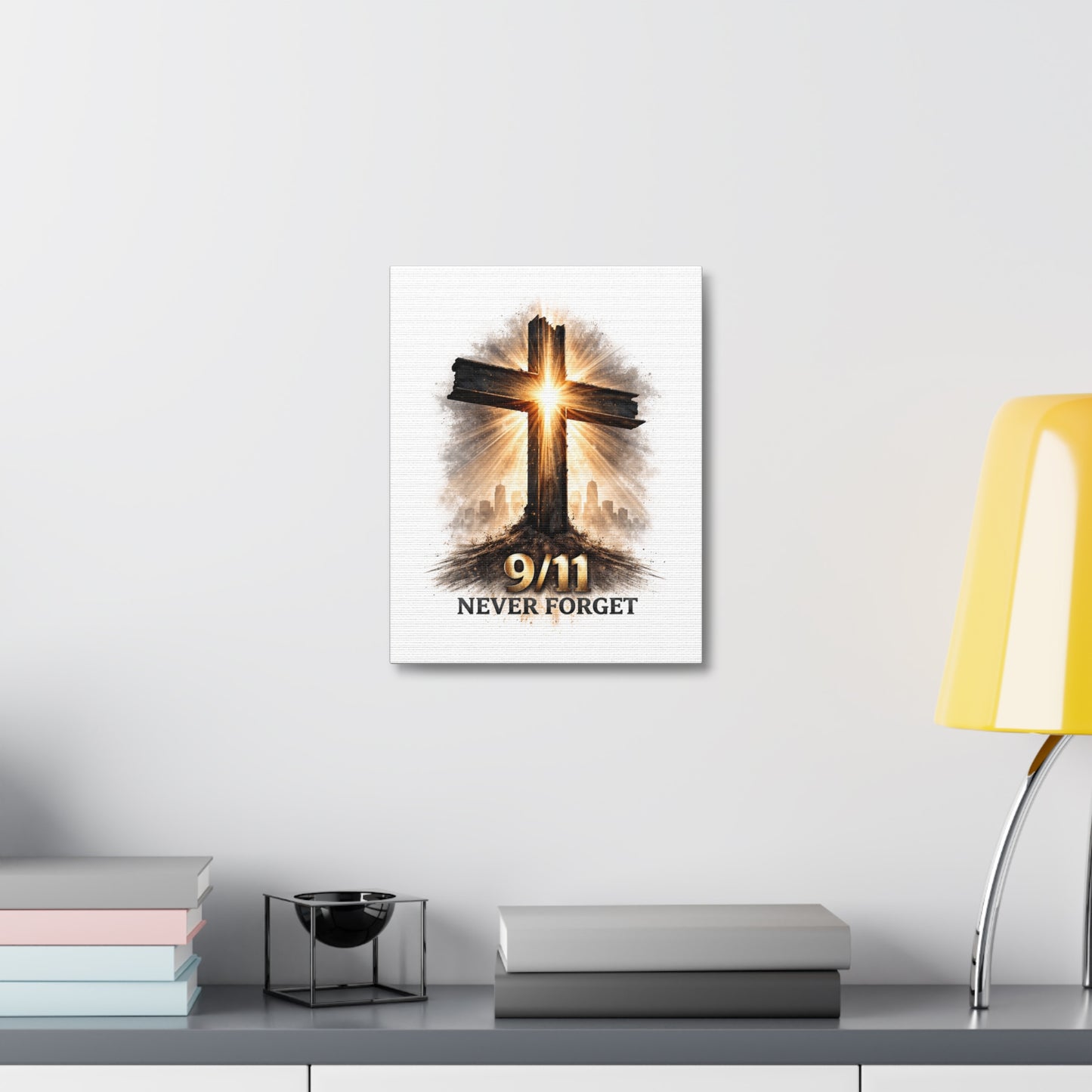 9/11 Never Forget Canvas Wall Art
