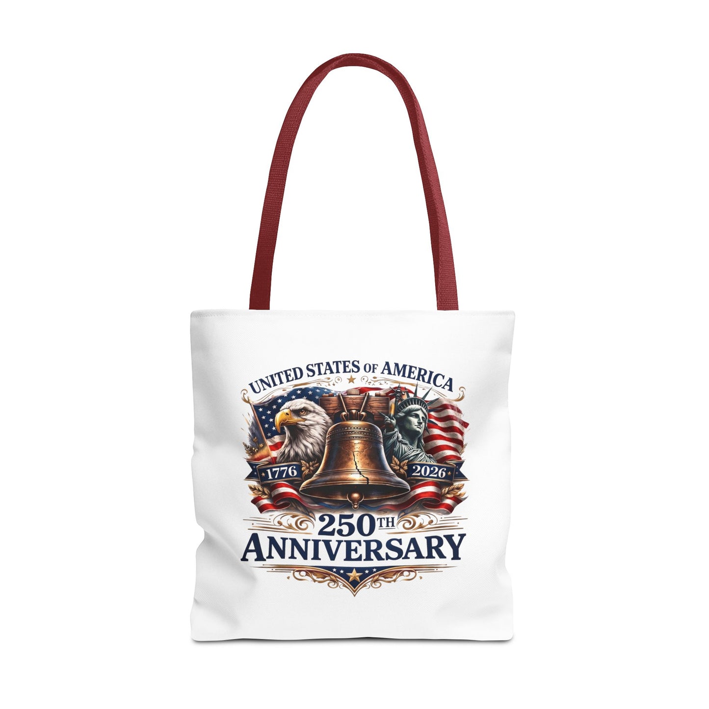 Anniversary Tote Bag — "United States of America 250th Anniversary" Liberty Bell Design