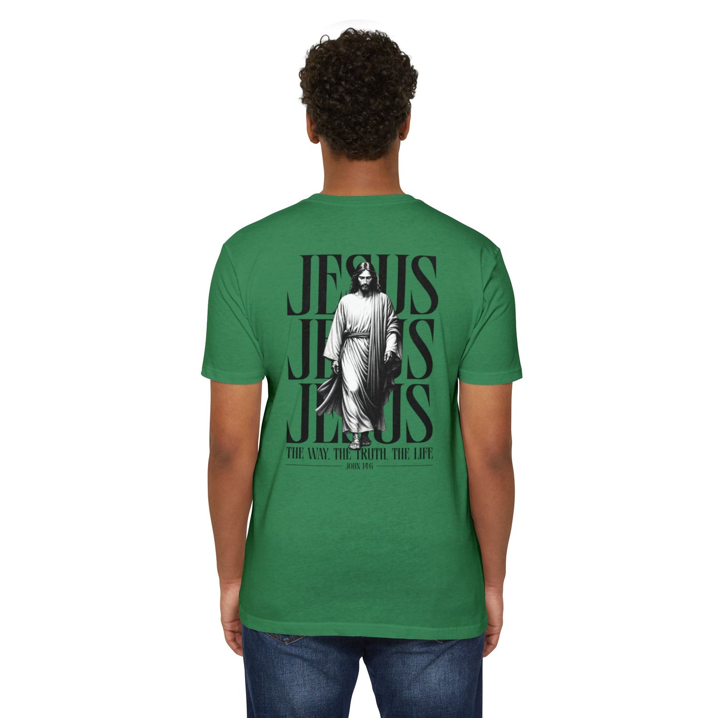 Jesus Graphic T‑Shirt — The Way The Truth The Life Faith Tee