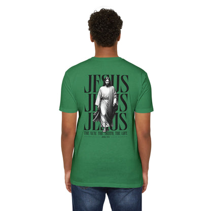 Jesus Graphic T‑Shirt — The Way The Truth The Life Faith Tee