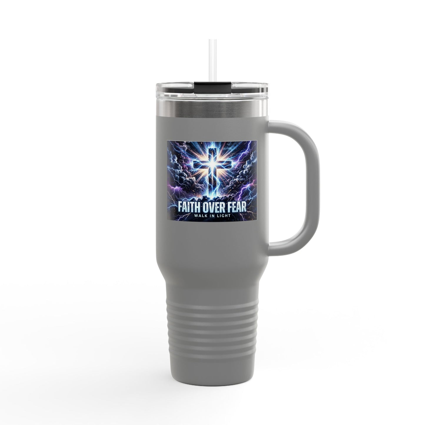 Faith Over Fear 40oz I Stainless Steel Tumbler