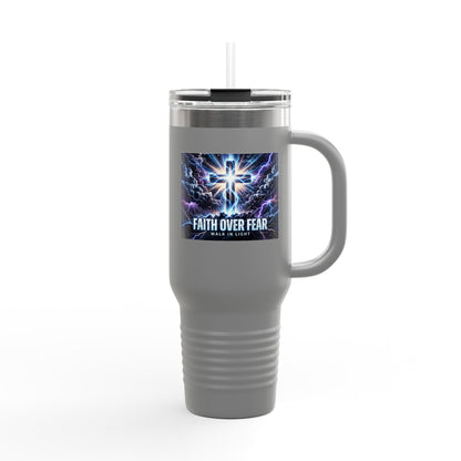 Faith Over Fear 40oz I Stainless Steel Tumbler