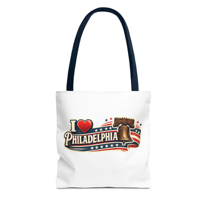 I  Philadelphia Liberty Bell Tote Bag — American Flag City Souvenir
