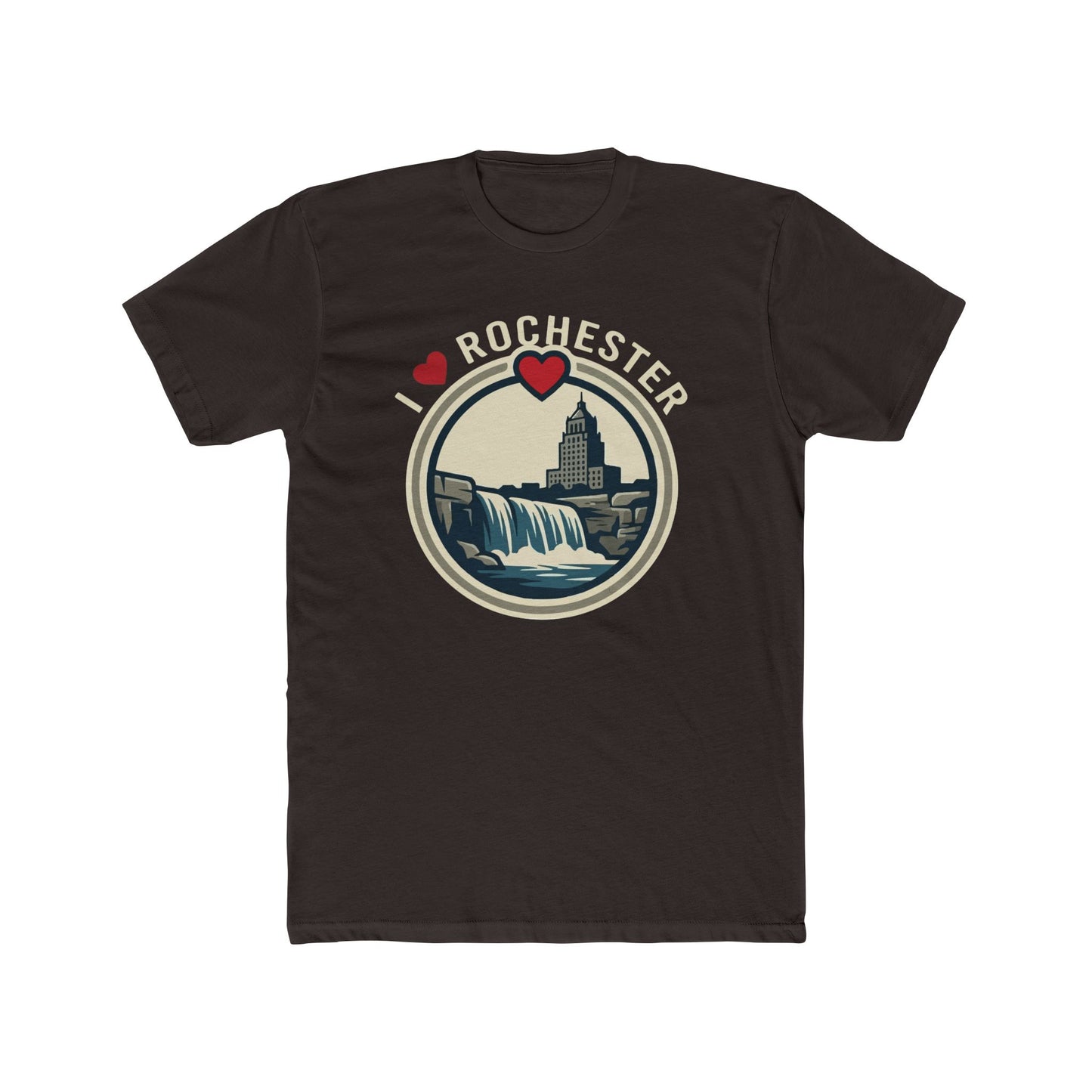 Rochester Waterfall Crew Tee — I  Rochester Graphic T-Shirt