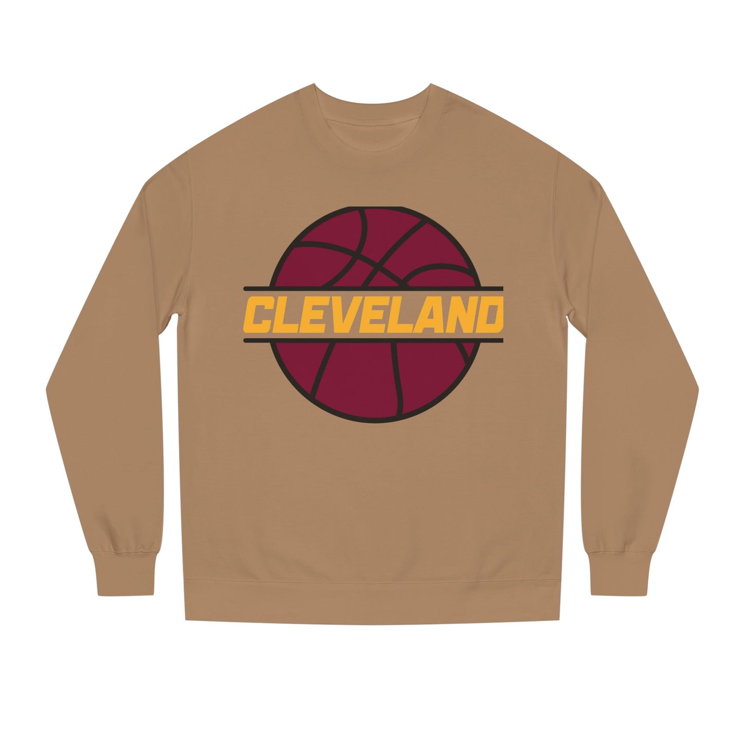 Cleveland Basketball Crewneck Sweatshirt — Retro Hoop Logo
