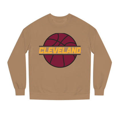 Cleveland Basketball Crewneck Sweatshirt — Retro Hoop Logo