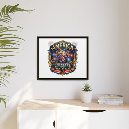 Matte Canvas, Framed (Multi-color)