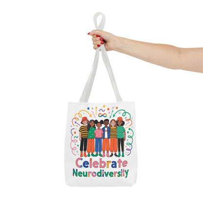 Celebrate Neurodiversity Tote Bag — Inclusive Pride Reusable Shopper