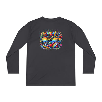 Kindergarten Crayons Youth Long Sleeve Tee