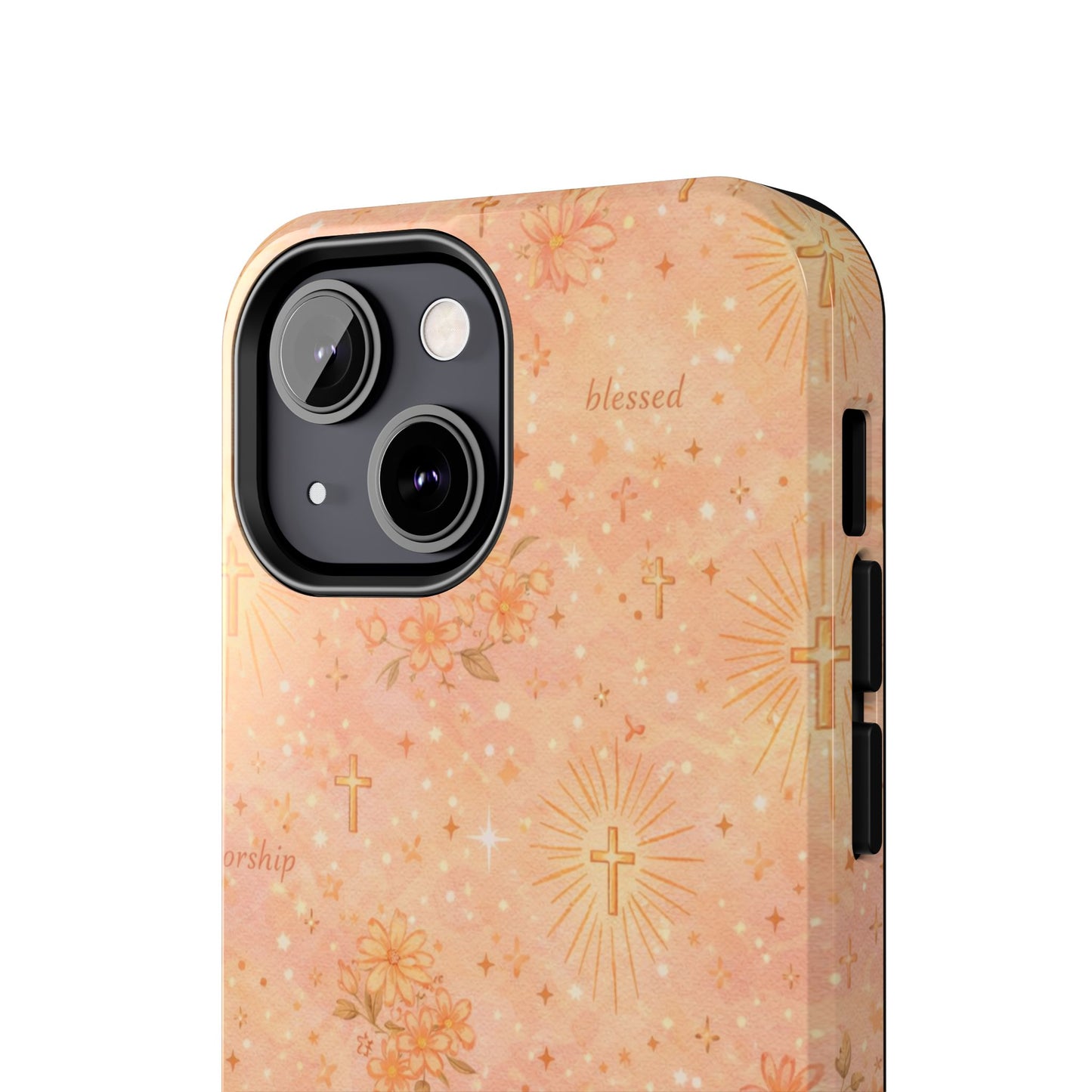 Blessed in Grace Phone Case | Christian floral iPhone Case