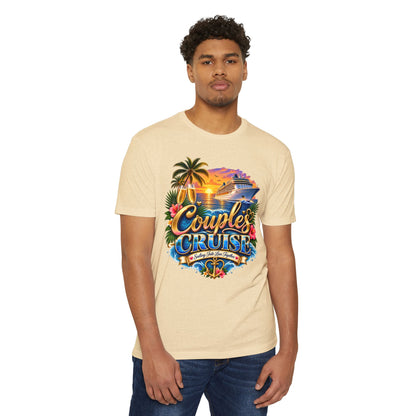 Couples Cruise T-Shirt — Tropical Cruise Vacation Graphic Tee