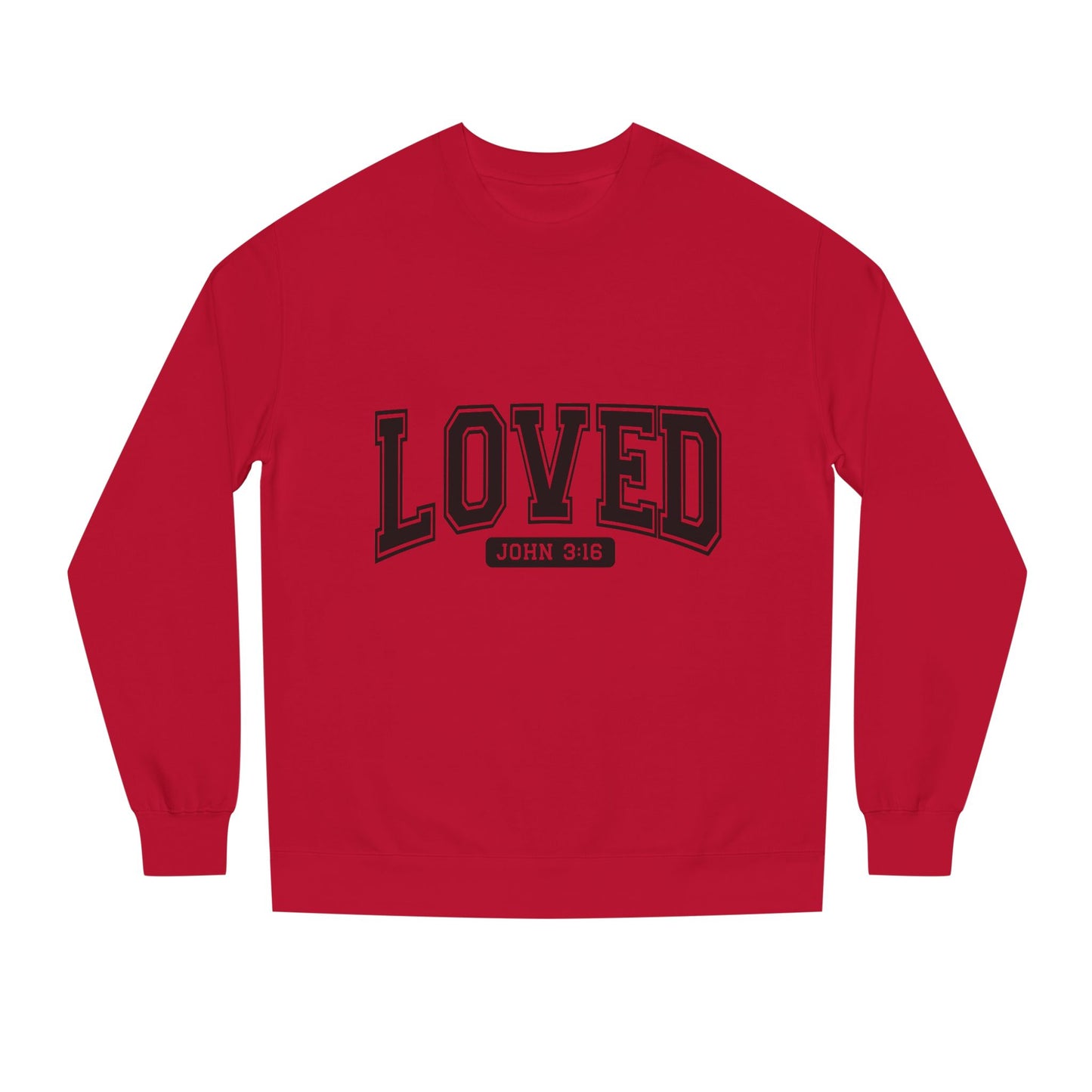 Loved John 3:16 Sweatshirt — Christian Faith Crewneck