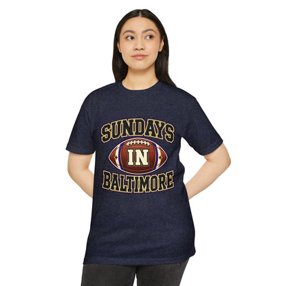 Sundays in Baltimore Football T‑Shirt