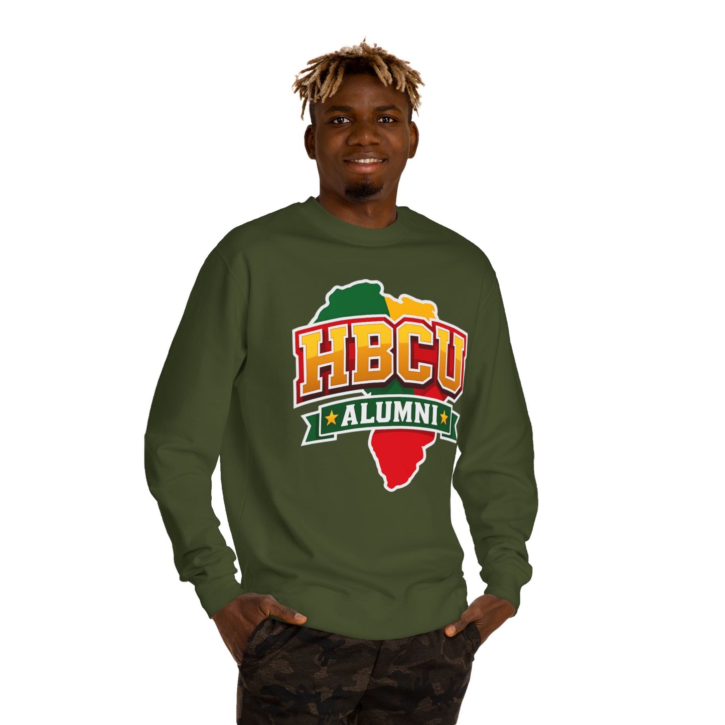 HBCU Alumni Sweatshirt — African Map Pride Crewneck