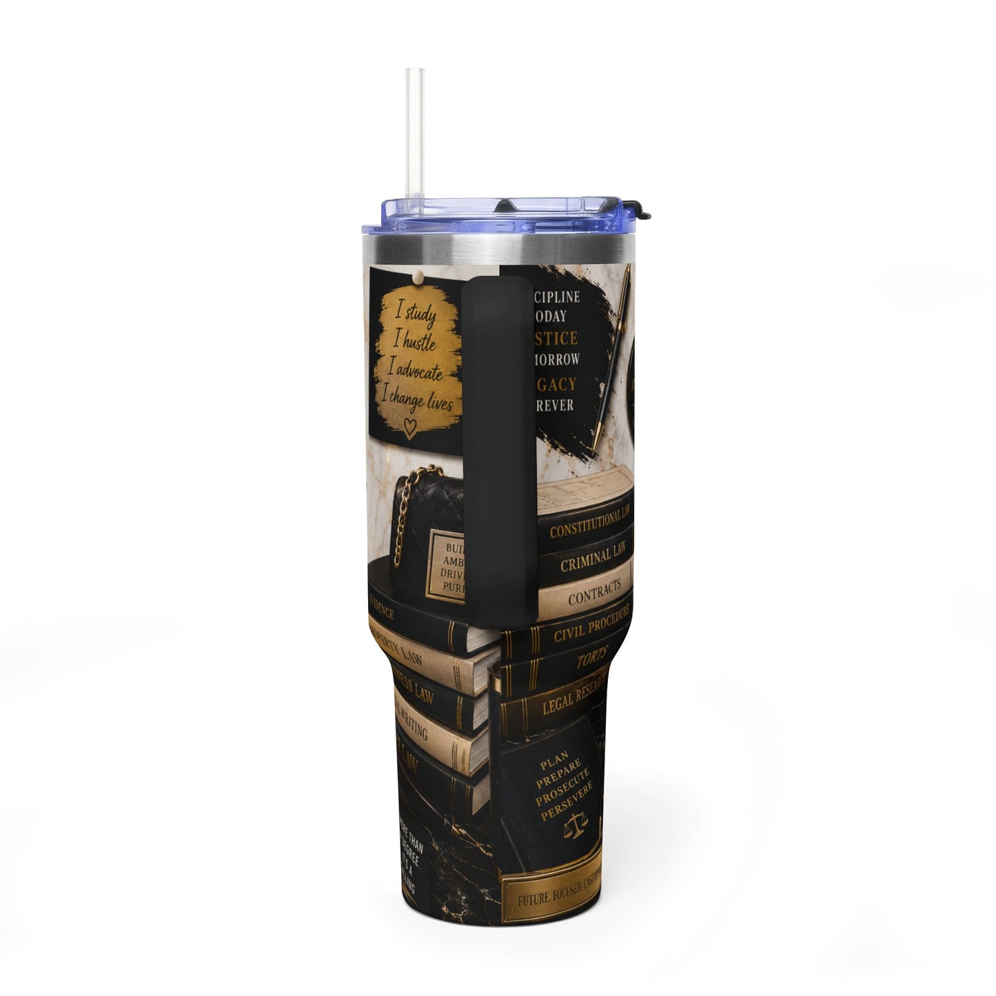 Law School Loading 40oz Vacuum Tumbler — Graduation Gift for Future Attorneys