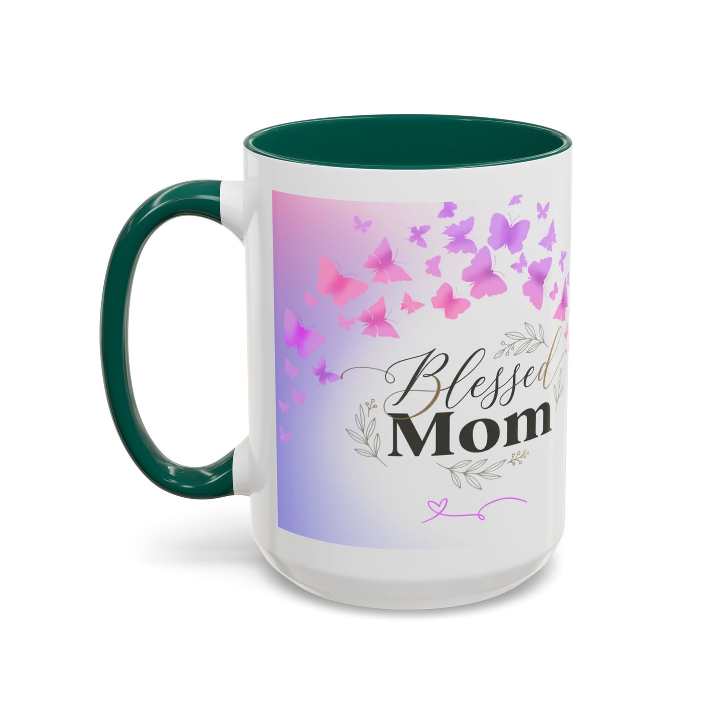 Blessed Mom Butterfly Mug — Colorful 11oz/15oz Ceramic Gift for Mother's Day