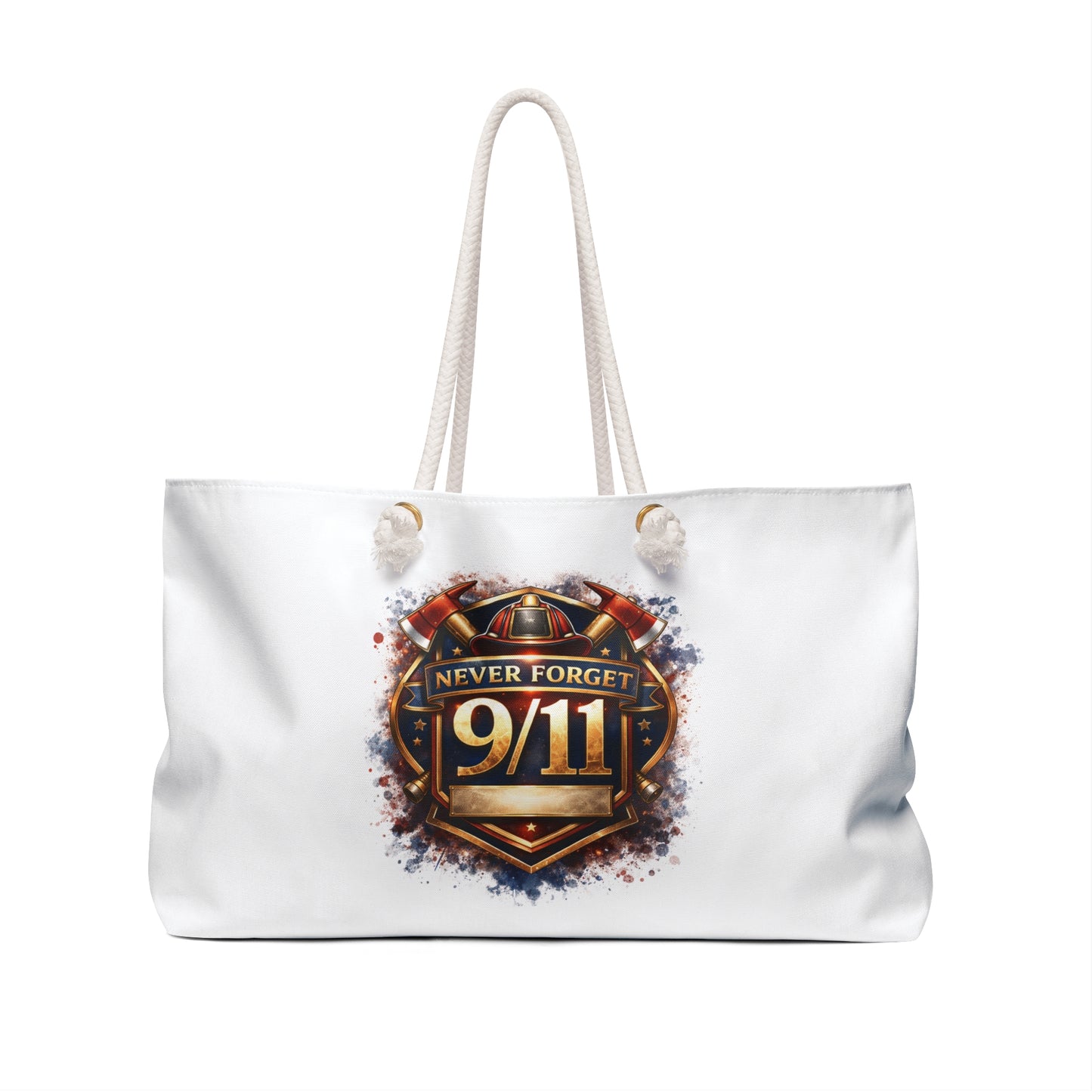 9/11 Never Forget Weekender Bag — Memorial Travel Tote