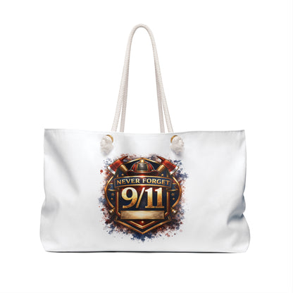 9/11 Never Forget Weekender Bag — Memorial Travel Tote