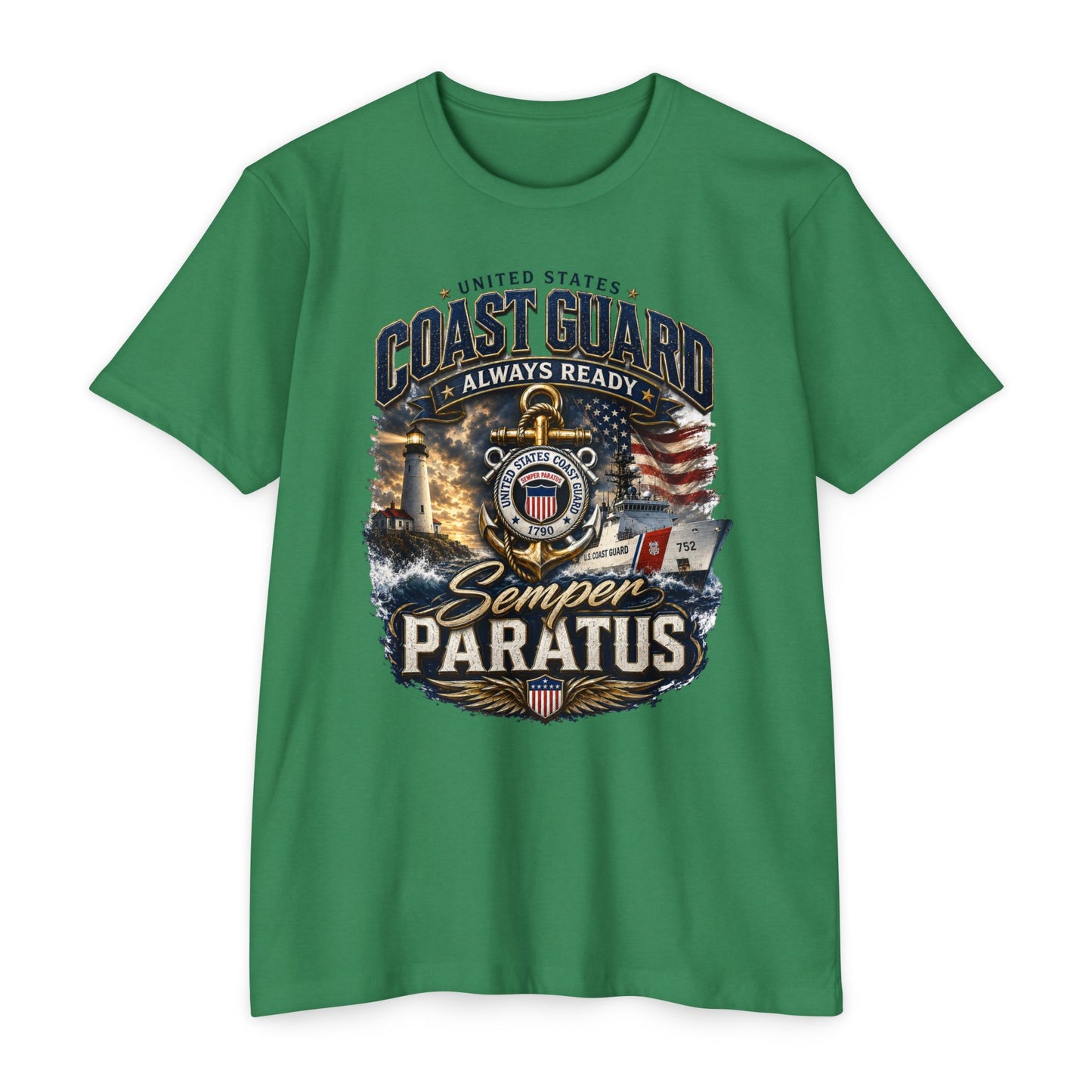 Coast Guard Semper Paratus T-Shirt – U.S. Coast Guard Veteran Tee