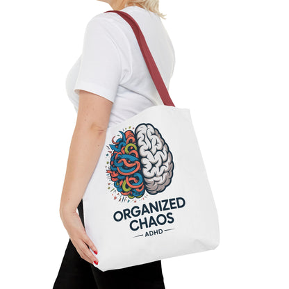 ADHD Tote Bag — "Organized Chaos" Brain Design