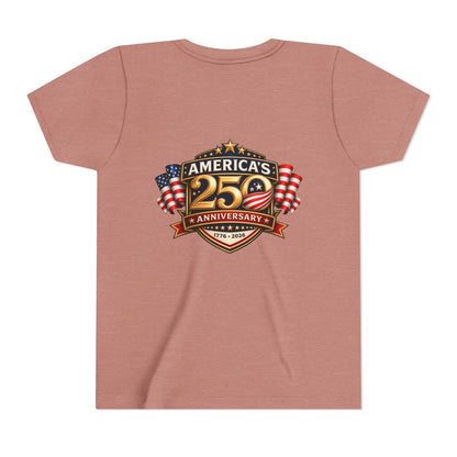 America's 250th Anniversary Youth Tee - Patriotic 1776–2026 Celebration Shirt