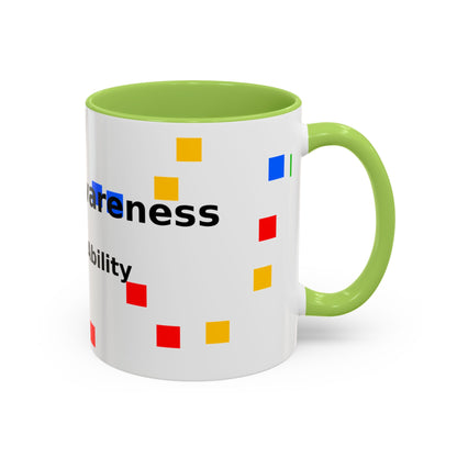 Autism Awareness Accent Mug - "See the Ability" Coffee Cup