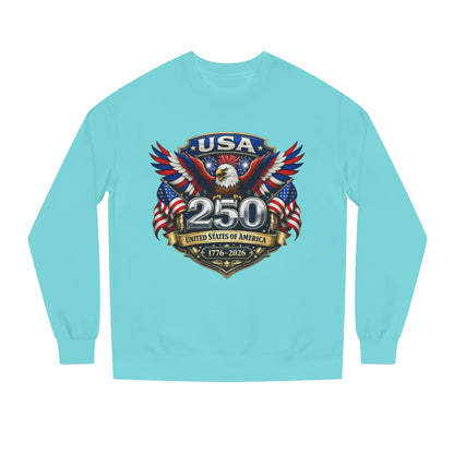 USA 250th Anniversary Eagle Sweatshirt — 1776-2026 Patriotic Crewneck