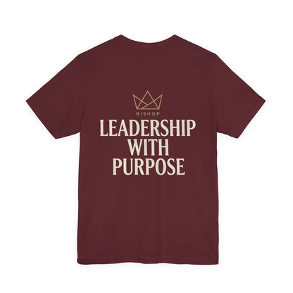 Leadership With Purpose Tee — Inspirational Crown Graphic T-Shirt