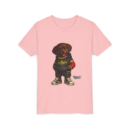 Youth Dog Tee — 'Legacy' Streetwear Puppy Graphic Shirt