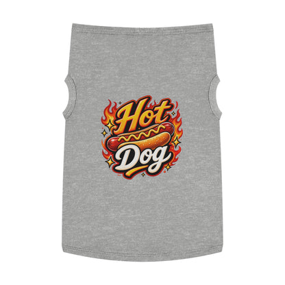 Hot Dog Pet Tank Top — Funny Grilling Graphic Dog Shirt