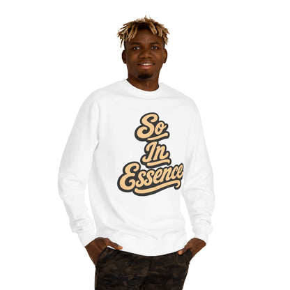 So In Essence Sweatshirt — Retro Script Crewneck Pullover