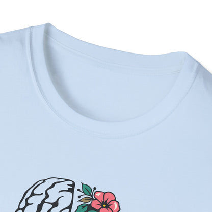 Trust the Process Brain & Flowers T-Shirt