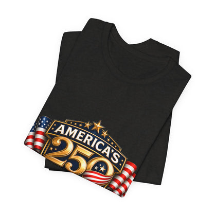 America's 250th Anniversary T-Shirt – 1776–2026 Patriotic USA Flag Tee