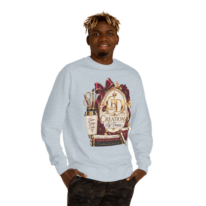Creations by Damaris Graphic Sweatshirt — Cozy Artist Logo Crewneck