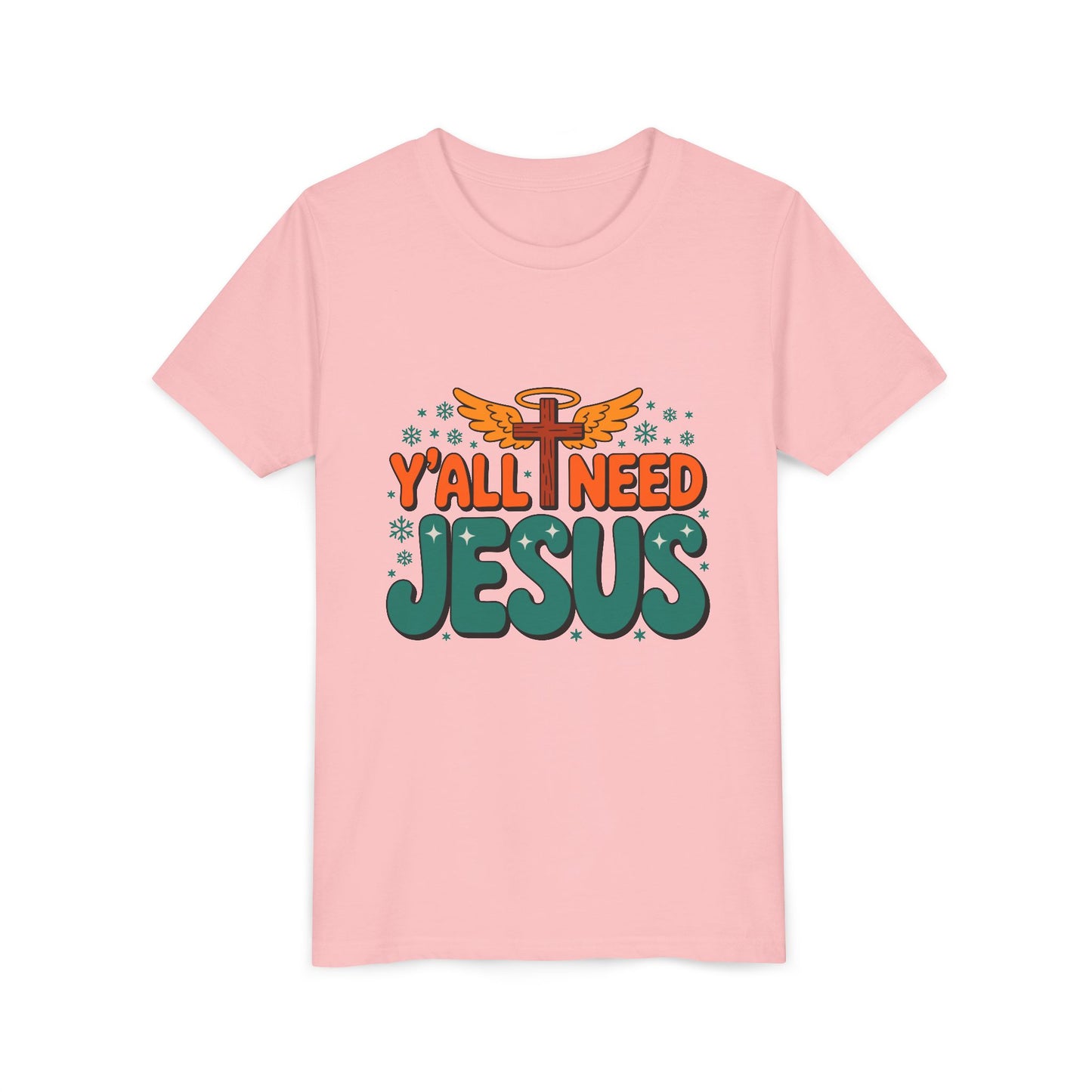 Youth Tee - "Y'all Need Jesus" Gospel Christian Kids Shirt