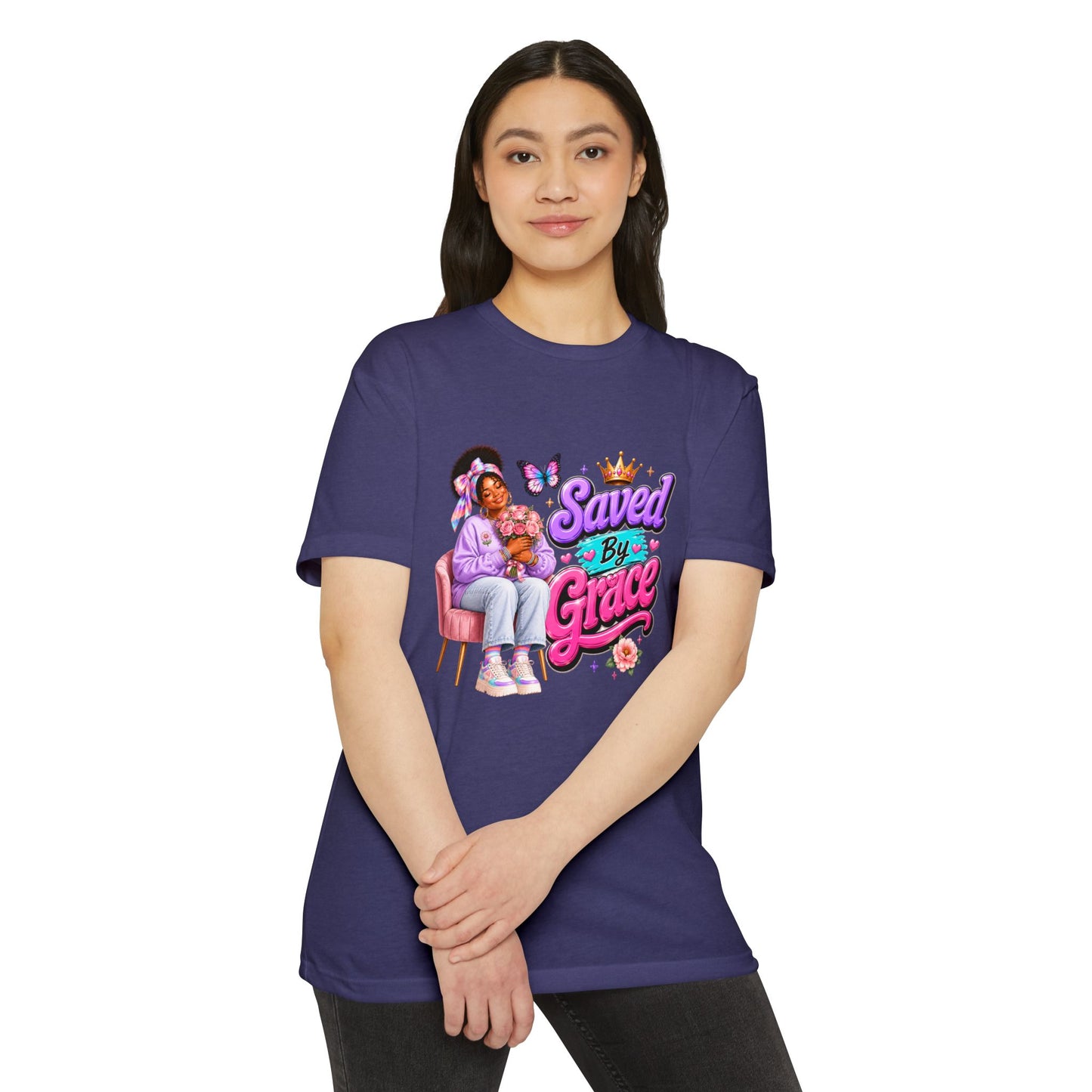 Saved By Grace T-Shirt — Faith-Inspired Graphic Tee