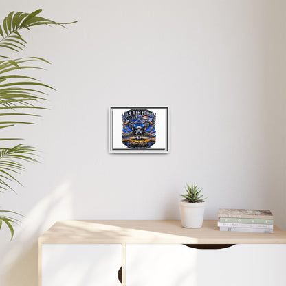 U.S. Air Force 'Aim High' Framed Canvas Print