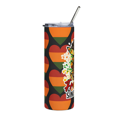 20oz Stainless Tumbler — Free Us Since 1865 Black Girl Magic Design