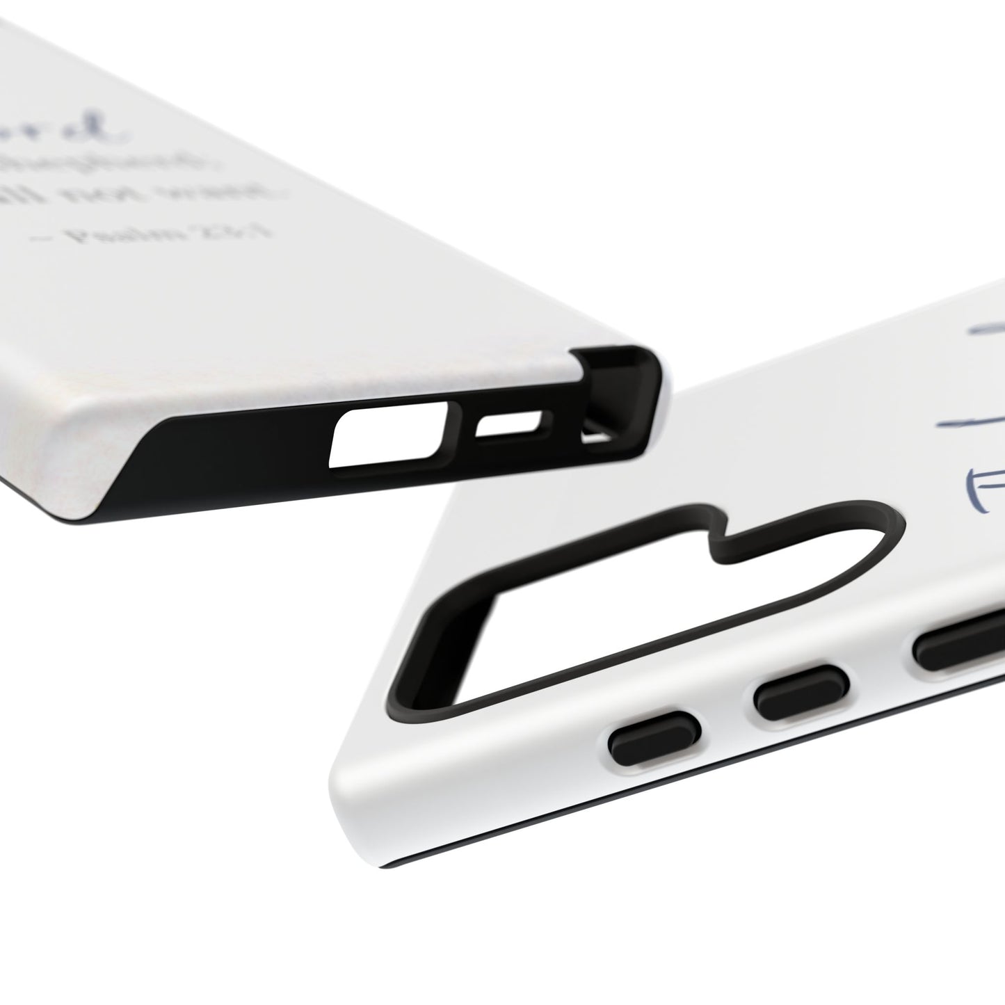 Psalm 23:1 Phone Case — "The Lord is my shepherd; I shall not want" Christian Protective Cover