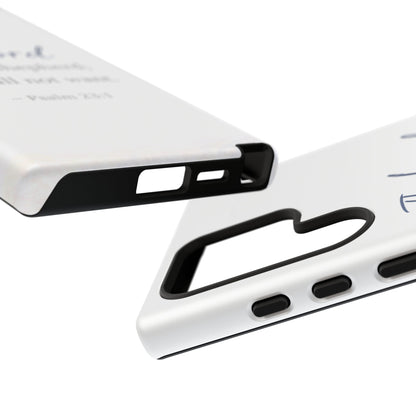 Psalm 23:1 Phone Case — "The Lord is my shepherd; I shall not want" Christian Protective Cover